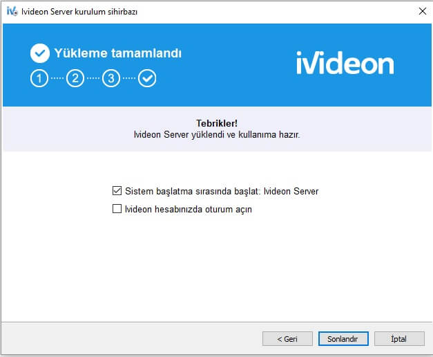 ivideon server hazır